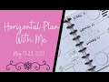 Plan With Me // Horizontal Happy Planner // May 17-23, 2021