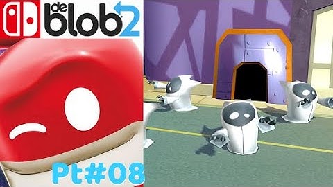 De Blob 2 Walkthrough Gameplay - Part 8 - Blanc on the Loose! | Nintendo (Switch)
