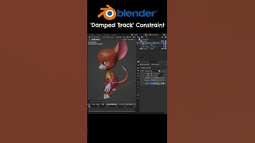 Animeer staarten met Blender gedempte spoorbeperking #shorts