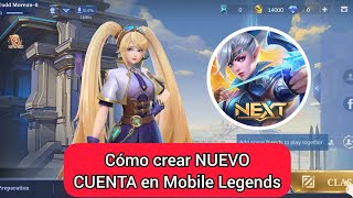 Cómo crear una NUEVA CUENTA en Mobile Legends (2024) Crear cuenta de Mobile Legends