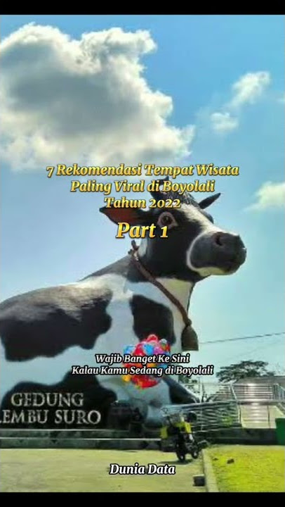 7 Rekomendasi Tempat Wisata Paling Viral di Boyolali Tahun 2022 Part 1
