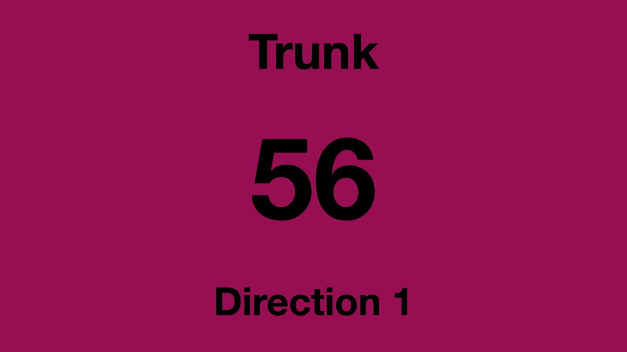 [SBS Transit] Trunk Bus Service 56 - Direction 1 Hyperlapse