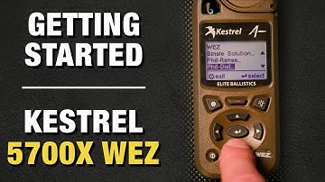 Kestrel 5700X WEZ | Startup Walkthrough