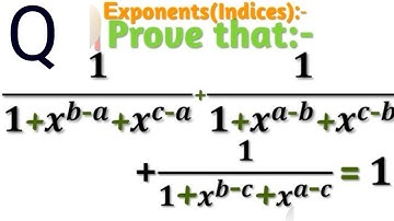 Prove that: 1/(1+x^(b-a)+\ x^(c-a))+1/(1+x^(a-b)+\ x^(c-b))+1/(1+x^(b-c)+x^(a-c))=1