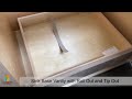 Shop Walk Through Production Projects Episode 3 - Sink Base Tip Out