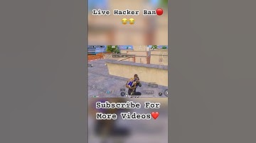 Live Hacker Ban🤬🔴😂😂 #shorts #bgmi #pubgmobile #banhacker