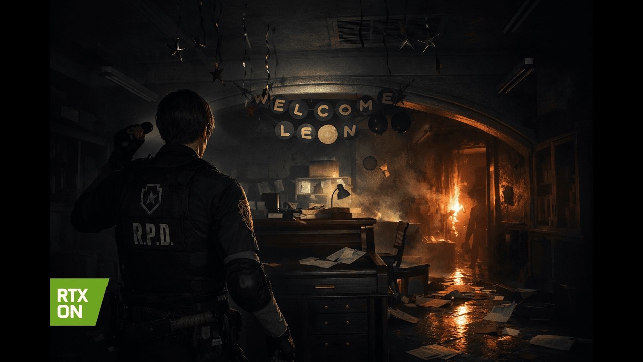 Resident Evil 2 Remake – “Welcome Leon” at RPD | First Day Surprise (No ...