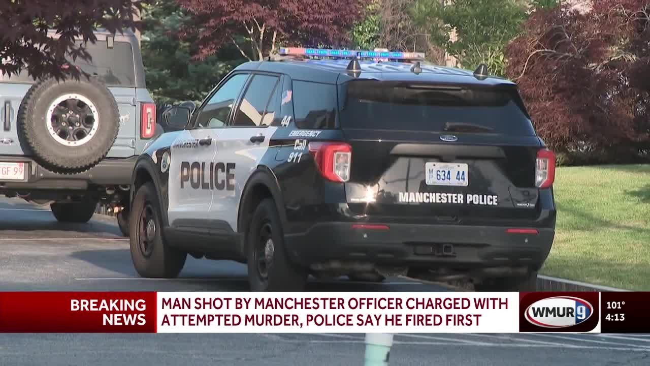 Man shot by Manchester officer charged with attempted murder; police ...