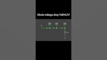Diode forward voltage drop #electronic #circuit #diodes