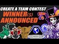 Create A Team Contest - Winner Announced!