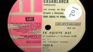 Casablanca-Te Fuiste Asi (1974-EMI) grupo beat argentino chords
