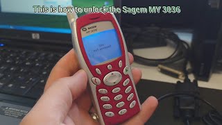 How to Unlock the Sagem MY3036 - FREE solution