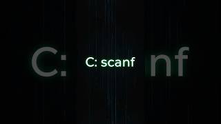 C: scanf() — Read user input safely