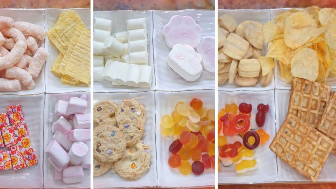 ASMR Sweets: 3 Platters in 1 Video 🍬