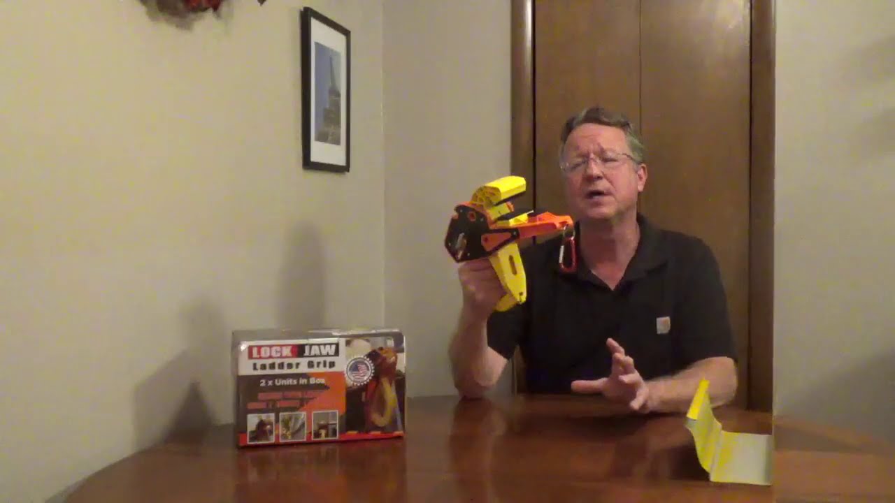 Extension Ladder Safety Grip for Gutter