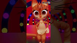 Meow Meow Kitty Cat Song 🐾 Cute Nursery Rhymes for Kids #shorts