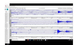 Pacific coast seismograms, western, u.s ...