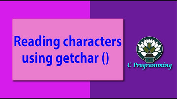 Reading characters using getchar ()