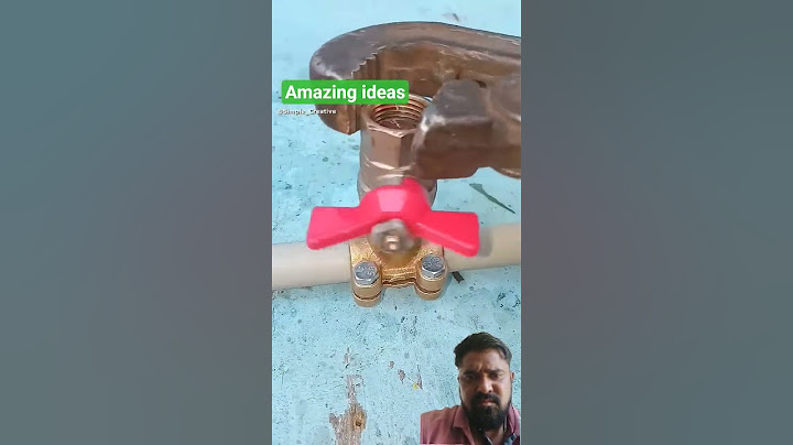 🧐DIY plumbing basics. How to securely embed a tap into a plastic pipe under#short #shorts