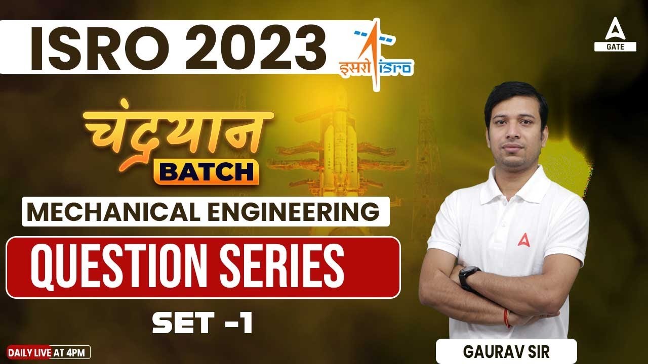Mechanical Engineering Questions #1 | Chandrayaan Batch | ISRO ...