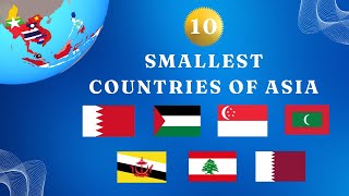 10 smallest countries of asia I kids little world I #kidslearning #asia #countries