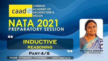 NATA 2021 PREPARATION  I  NATA ENTRANCE EXAM  I  INDUCTIVE REASONING I PART 4/8