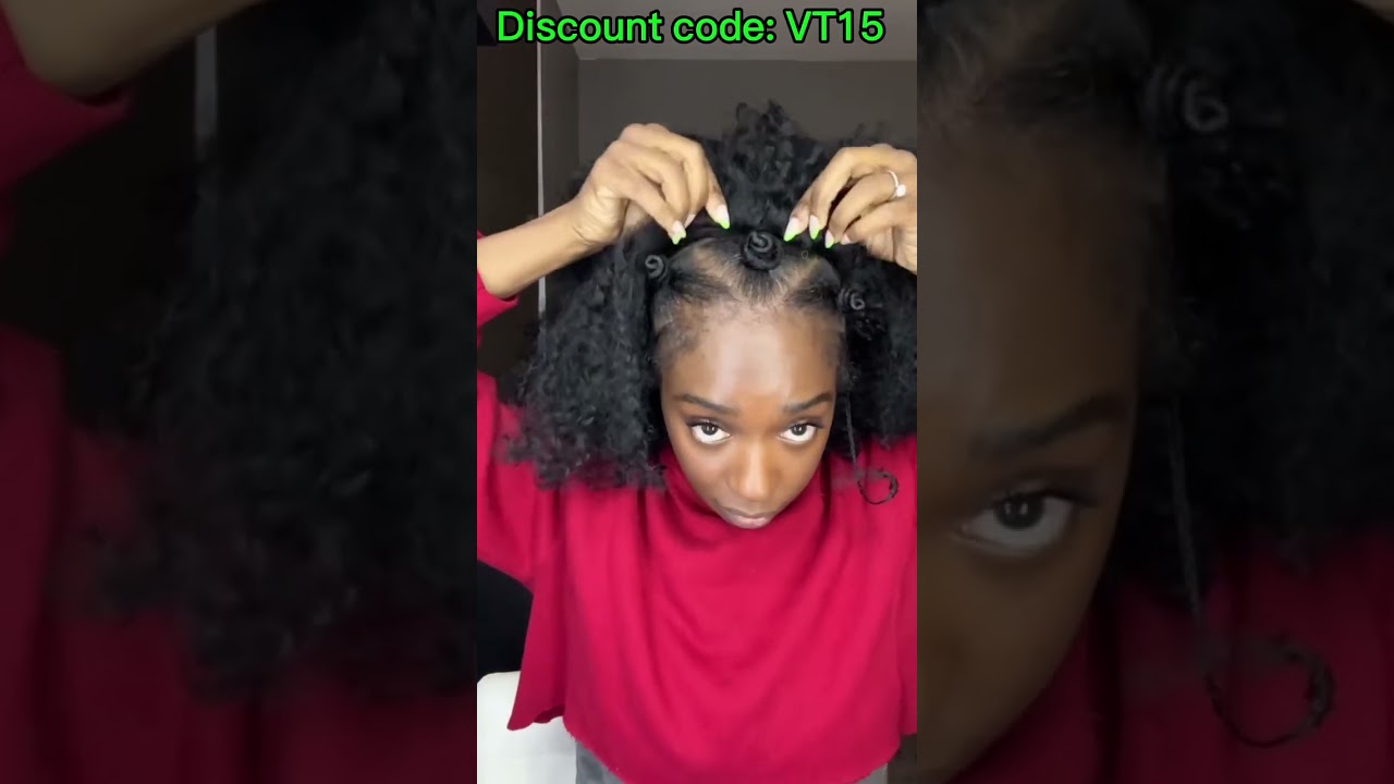 Seamless 3 In 1 Half Wig Install for Natural Curly Hairstyle