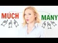 Understanding Much, Many, A Lot Of, and Lots Of