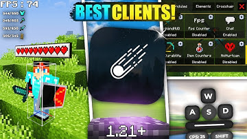 😍 Top 5 Best Mod Menu Clients For MCPE 1.21.101+ | Best Clients MCPE/Bedrock [2025] 🔥