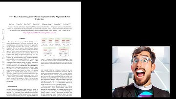 Video-LLaVA: Learning United Visual Representation by Alignment Before Projection Summary English