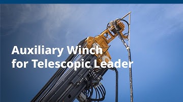 RTG Rammtechnik GmbH – Auxiliary Winch for Telescopic Leader Pile Drivers