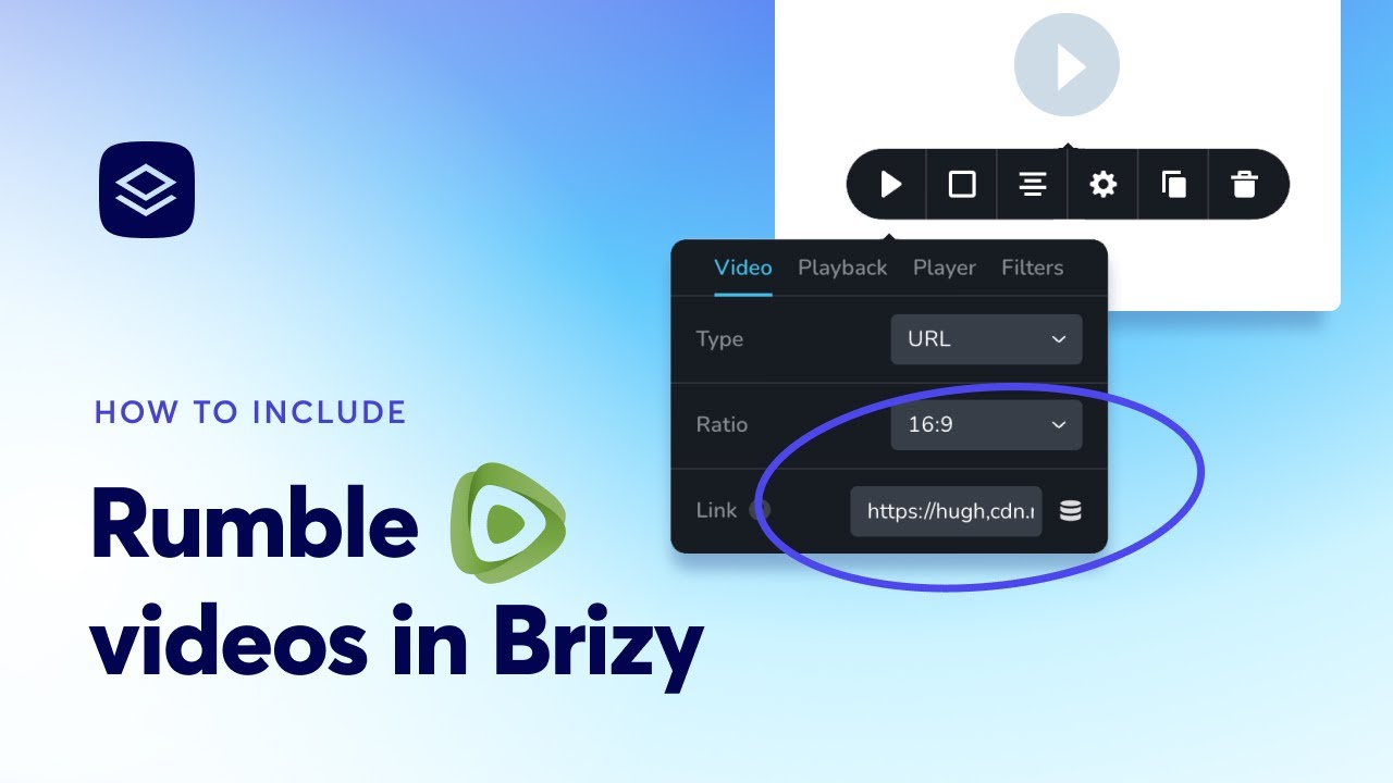 How to add a Rumble Video to our Brizy page