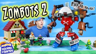 Plants vs Zombies Zomboss Zombots Football Helmet Shark and Ship Combiner Boss 2 Review!