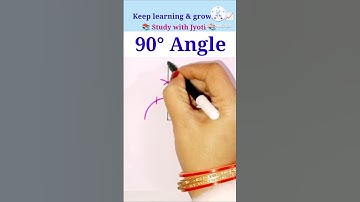 90 degree angle with compass #maths #viralshort #studywithjyoti
