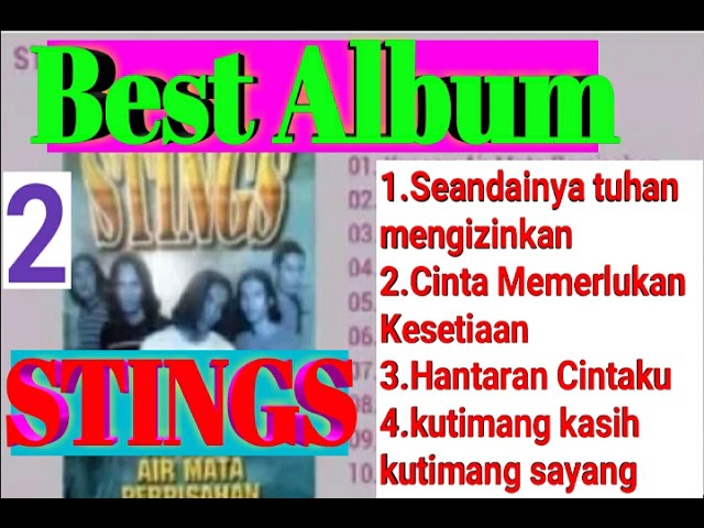 STINGS Best Album Vol : 2 Slow rock Malaysia class=