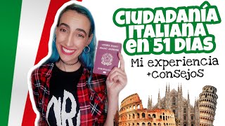 ✔️ CIUDADANÍA ITALIANA EN ITALIA 🇮🇹 EN 51 DÍAS | MI EXPERIENCIA + CONSEJOS