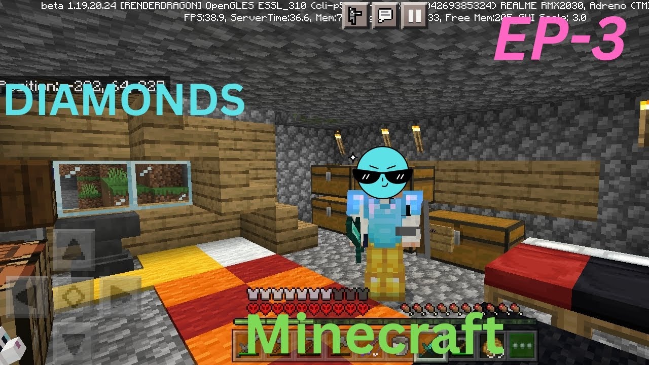 Finally I got diamonds in Minecraft 😀😀 - YouTube