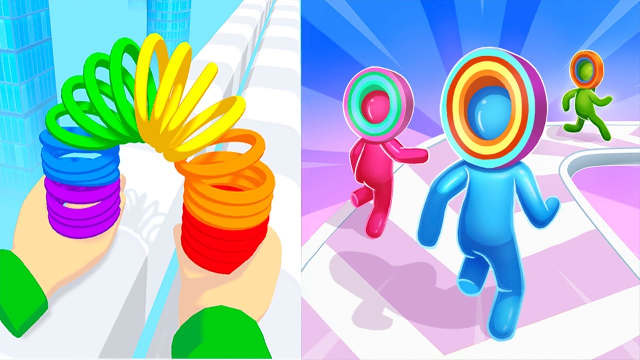 Toy Spring 3D VS Layer Man - All Levels SpeedRun Gameplay Android iOS Ep1