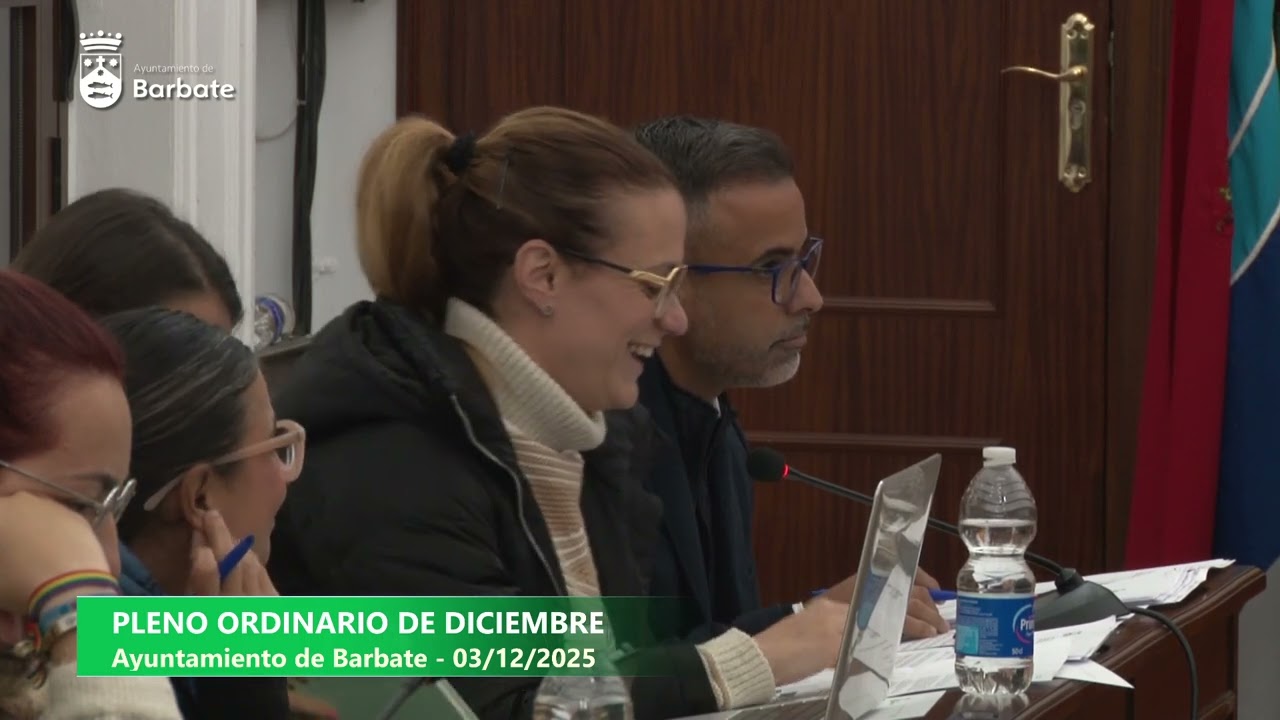 AYTO  03 12 2025 PLENO ORDINARIO AYUNTAMIENTO DE BARBATE