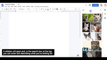 How to insert an image via web search in Docs