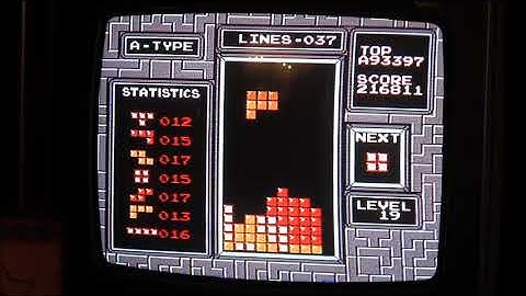 NES Tetris 300k Speed Run