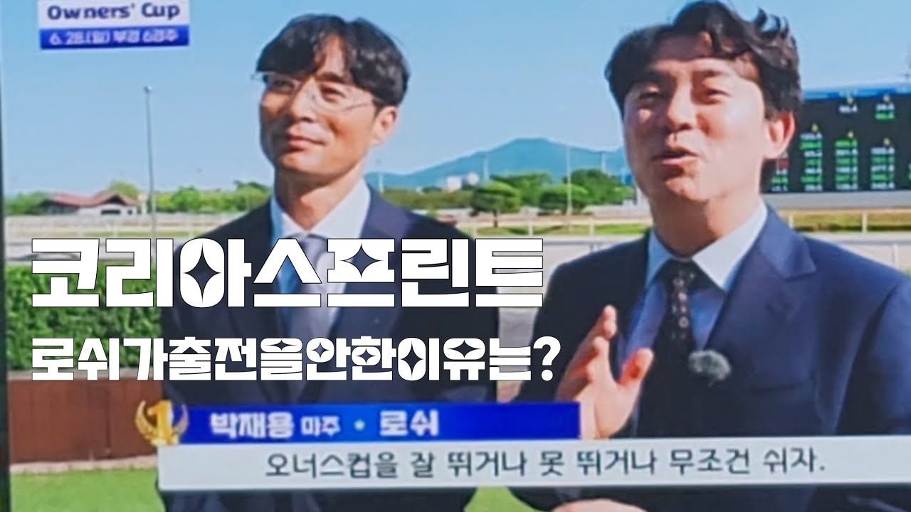 아~그래서 안보였구나!(로쉬를 아끼는 조교사.마주의 마음이 담긴인터뷰)