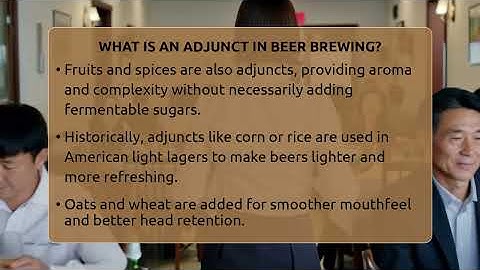 What Is An Adjunct In Beer Brewing? - The Pint Guy