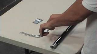 Hanging Ceiling Wire Using the Lagmaster Plus Lag Pole and Eye Lag Screws