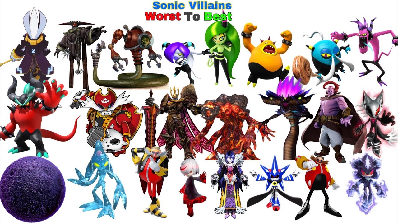 Sonic Villains Worst To Best YouTube Sonic Villains Worst To Best YouTube