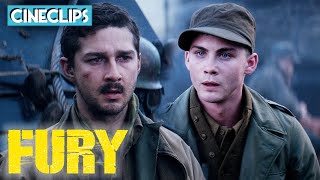 Ellison Joins The Tank Crew | Fury | CineClips | With Captions