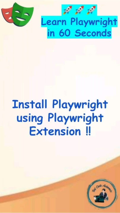 Playwright Tutorial | Install Playwright using Playwright Extension ...