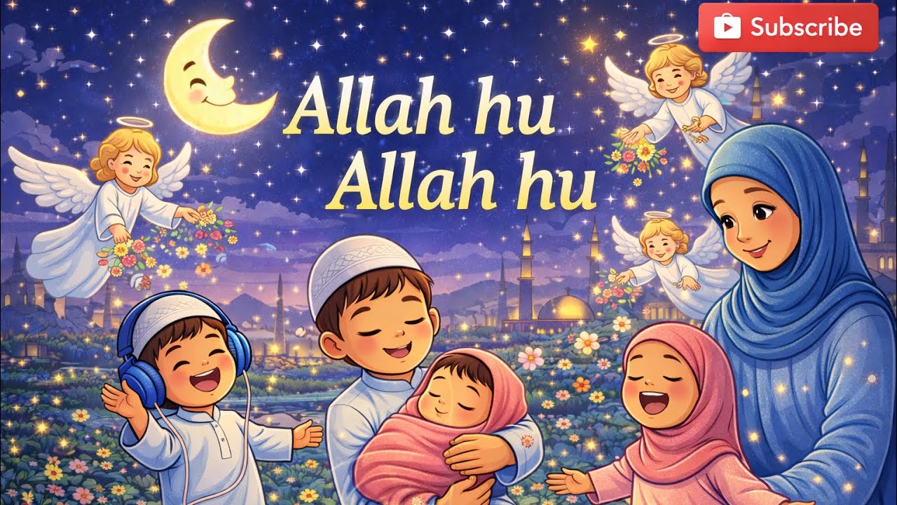 Allah hoo All hoo lori | Muslim kids lori | muslim lullaby 