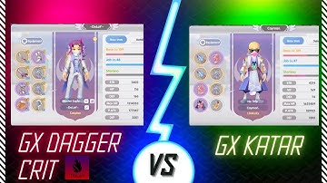 GX Dagger Crit vs GX Katar haste di CROSS KVM! RoX