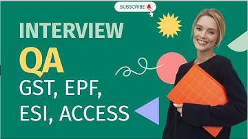 QA-15 MS ACCESS || INTERVIEW QUESTIONS ANSWERS